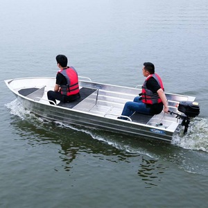 12/24 pieds 16ft 4M petit bar <span class=keywords><strong>Alu</strong></span> soudé navire d'eau salée console centrale bateau de pêche en aluminium avec moteur - Product Image 2