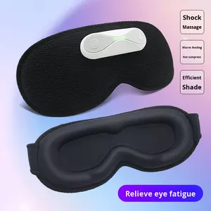 Masque oculaire 3D chauffant à la vapeur, bloquant la lumière, magnétique, à piles, <span class=keywords><strong>appareil</strong></span> de soin des yeux portable pour le massage des yeux et la fatigue - Product Image 2