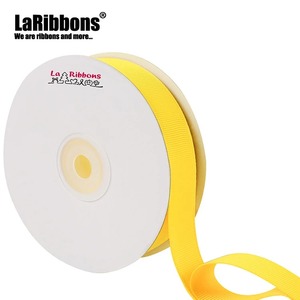 Custom LaRibbons Recycled Polyester/Cotton <b>Red</b> Grosgrain Ribbon 1-1/2 Inch Solid Color Woven <b>Glitter</b> Printed Single Face Vietnam - Product Image 3