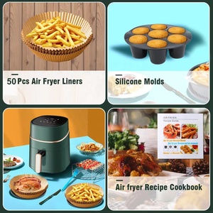 COSORI – accessoires de <span class=keywords><strong>friteuse</strong></span> à <span class=keywords><strong>Air</strong></span> Ninja <span class=keywords><strong>Gourmia</strong></span> Dash, 12 pièces, accessoires de <span class=keywords><strong>friteuse</strong></span> à <span class=keywords><strong>Air</strong></span> avec four, poêle à gâteau, poêle à Pizza, doublure de <span class=keywords><strong>friteuse</strong></span> à <span class=keywords><strong>Air</strong></span> - Product Image 6