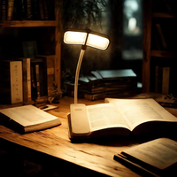 Lampe de nuit tactile USB à intensité variable Lampe de bureau pour dortoir étudiant Lecture Protection des yeux Chambre à coucher LED à charge USB