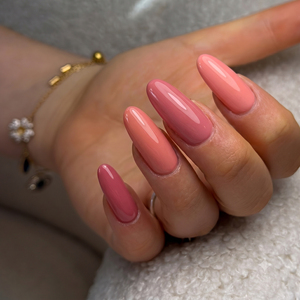 Juego de Esmalte de <span class=keywords><strong>Uñas</strong></span> en Gel Color Miel Naranja de Moda, Esmalte de <span class=keywords><strong>Uñas</strong></span> en Gel con Brillo Rosa Nude, Barniz de <span class=keywords><strong>Uñas</strong></span> UV LED <span class=keywords><strong>para</strong></span> Salón Profesional - Product Image 1
