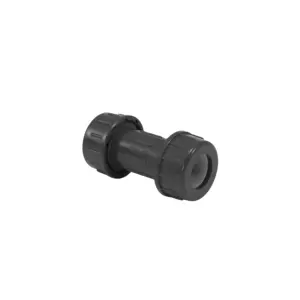 High Quality Plastic Straight Coupling Pipe Fittings Socket Type PVC Quick Compression Coupling
