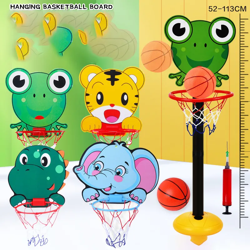 बच्चों के खेल खिलौने लटकाने के लिए इनडोर शूटिंग फ्रेम कार्टून बच्चों बास्केटबॉल बोर्ड