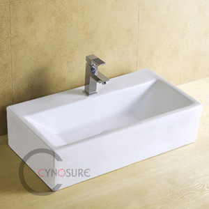 Lavabo Moderno de Cerámica Blanca para Baño, Lavabo Pequeño Suspendido en la Pared para Hotel - Product Image 2