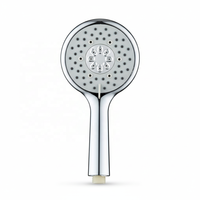 Douche à main ronde à économie d'eau à haut rendement avec un changement de vitesse multi-équipements fluide et un débit stable pour les salles de bain d'appartements