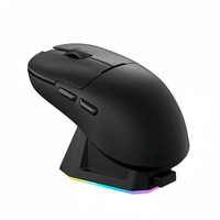 Souris de jeu X3 7D USB optique filaire RGB avec positionnement optique DPI5500, réglage à quatre vitesses pour ordinateurs de jeu