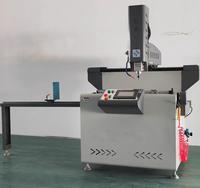 Machine de fraisage CNC pour fenêtres et portes en aluminium, perceuse haute efficacité pour profilés aluminium et PVC, commande PLC, moteur, roulement