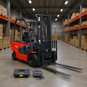 Carrello Elevatore Elettrico SUNMAX A-20, Capacità 2000 kg, Altezza di Sollevamento 300 cm, Design Compatto per Operazioni di Magazzino - Product Image 2