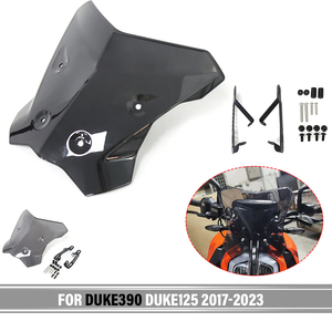 Parabrisas para Motocicleta <span class=keywords><strong>390</strong></span> <span class=keywords><strong>DUKE</strong></span> 125DUKE <span class=keywords><strong>390</strong></span> 125 <span class=keywords><strong>Duke</strong></span> 2017 2018 <span class=keywords><strong>2019</strong></span> 2020 2021 2022 2023, Deflector de Viento, Protector de Pantalla Deportiva - Product Image 3