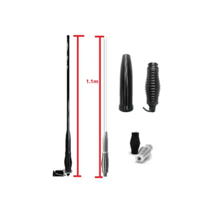 เสาอากาศไฟเบอร์กลาสแบบสปริงขนาดใหญ่ 4780 1.1 เมตร 4x4 ออฟโรด สำหรับ VHF UHF V/U  แบบสปริงบาร์เรล รับน้ำหนักได้มาก - Product Image 1