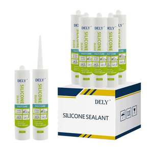 Scellant en silicone acétique noir DELY OEM, haute flexibilité, scellant structurel pour l'étanchéité des salles de bain et des fenêtres - Product Image 3