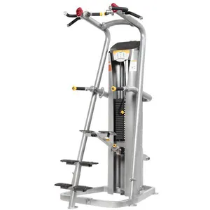 Venda quente equipamentos de fitness máquinas de ginástica de aço para exercícios nas costas, peito, pernas, ombro, queixo, saída de treinamento tipo joelho, tipo de assistência