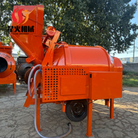 Bétonnière électrique diesel JZC1000 1000L avec chargement automatique pour projets d'ingénierie routière