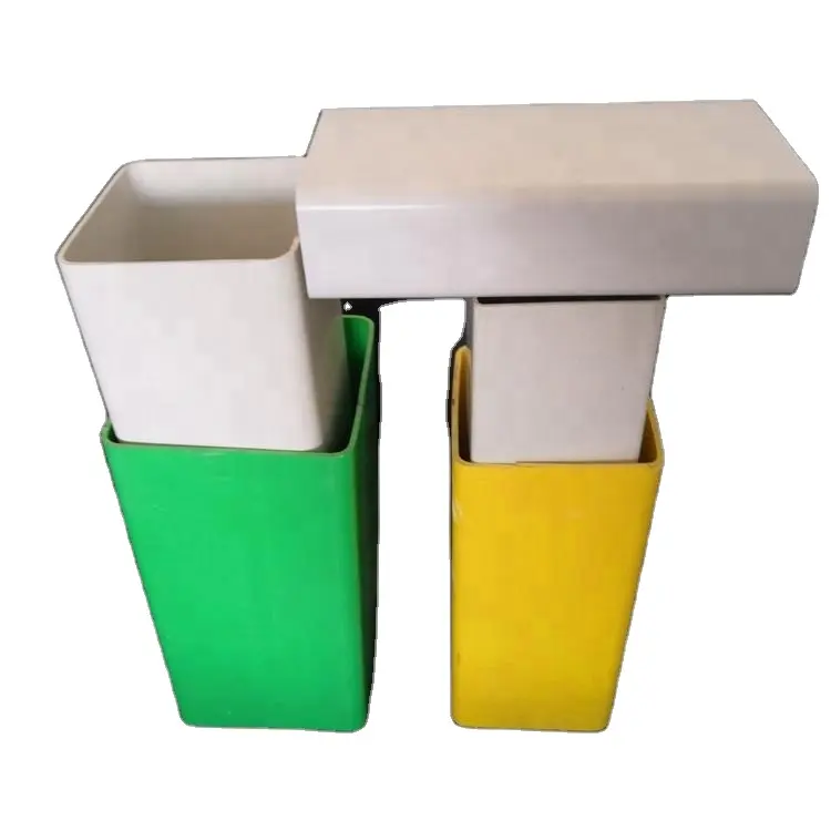 All Color and sizes square rectangular pipe by PVC for doors and windows