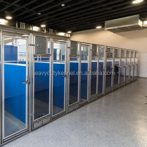 Özelleştirilmiş kapalı/açık paslanmaz çelik köpek kulübesi yatılı Kennels Pet kafesleri ev çiftlik hayvancılık kullanımı için - Product Image 4