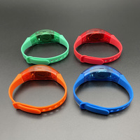 Bracelet de poignet pour fêtes, événements et concerts personnalisés Bracelet LED pulsera lumineux activé par le son Bracelet LED lumineux avec capteur de musique