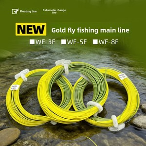 Lenza da Pesca a Mosca Galleggiante Weight Forward, Nucleo Intrecciato Rivestito in PVC Bicolore, 100ft con Anelli Saldati per Trota e Salmone - Product Image 5