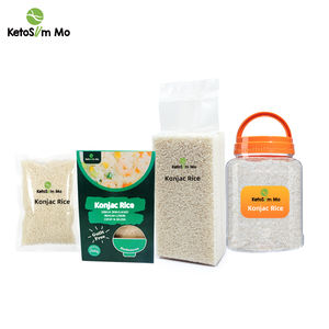 Ketoslimmo Factory Gluten Free Custom ized Kalorien arme Mahlzeit Ersatz Konjac Reis 1kg Shira taki Trocken reis - Product Image 2