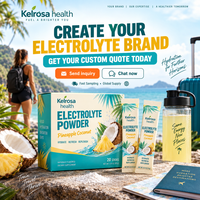 Compléments énergétiques pour la musculation en marque blanche OEM, mélange d'hydratation, boisson électrolytique, poudre de noix de coco électrolytique