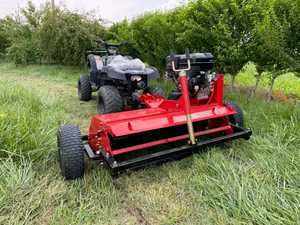 ATV flail Máy cắt <span class=keywords><strong>mulcher</strong></span> ATV FLM-120 15HP động cơ xăng Máy cắt cỏ cho vườn trang trại - Product Image 3