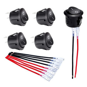 Saklar <span class=keywords><strong>Rocker</strong></span> dengan Kabel KCD1 12v <span class=keywords><strong>250v</strong></span> Saklar <span class=keywords><strong>Rocker</strong></span> on off 3 Pin dengan Lampu LED Saklar <span class=keywords><strong>Rocker</strong></span> Bulat - Product Image 2