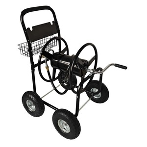 CJ Garden Hose Reel <b>Cart</b> Metal 50-90M Water Pipe Storage Trolley For Car Wash And Watering - Product Image 1