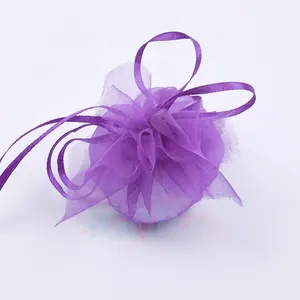 Sheer Organza Favor Bags Round Drawstring Organza Jewelry Candy Pouch 24cm inch Diameter Christmas Wedding Party Favor Gift bag