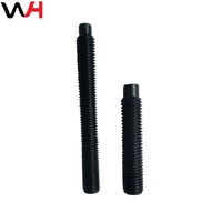 Vis sans tête à clé allen M8 * 50 DIN915 vis de réglage à six pans creux en acier allié oxyde noir avec pointe de chien