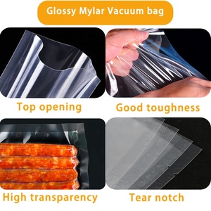 Clear Vacuum Sealer <strong>Bags</strong> Heat Sealed Glossy Mylar Transparent Packaging Vacuum Food Storage <strong>Bags</strong> - Product Image 4
