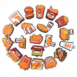 Popeyes Fried Chicken Series Charms Cartoon Shoe Charms para niños Zapato Sandalias Pulsera Decoración Accesorios - Product Image 2