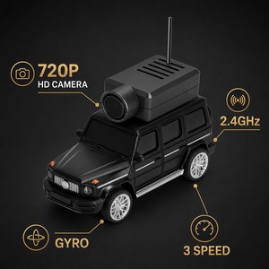 Voiture RC FPV WiFi en plastique à l'échelle 1:64, Mini SUV espion HD 720P, 2,4 GHz, 4 canaux, Prête à l'emploi, Contrôle par application, Intérieur-Extérieur 6406 - Product Image 3