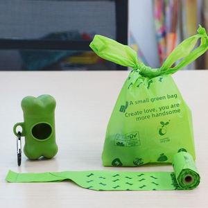 Sacs à déchets pour animaux de compagnie, de type gilet, épais, entièrement biodégradables et compostables, pour l'élimination des excréments d'animaux - Product Image 4
