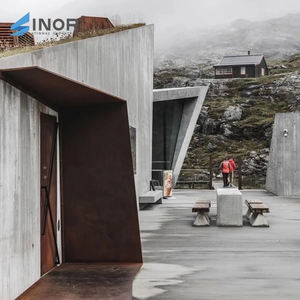 Porte d'entrée en fibre de verre axée sur la sécurité avec panneau renforcé et système de verrouillage multipoints pour bâtiment commercial - Product Image 5