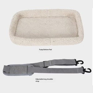 Nylon Polyester Portable Pet Sac À Dos Solide Motif Chien Chat Transporteurs pour <span class=keywords><strong>Avion</strong></span> Voiture Voyage Fermeture Éclair Épaule Transportant Sac De Voyage - Product Image 3