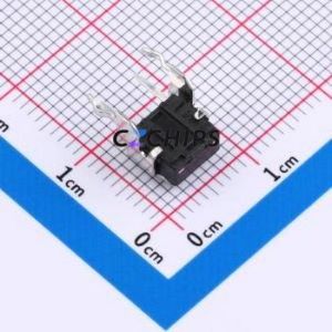 TS-1093A-A1B2-D2 Tactile Switch Through hole Component THT Switch Single Pole Single Throw Round Button 1.8N Right Angle Insert - Product Image 2