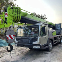 Grue de camion télescopique d'occasion Zoom-Lion ZTC300V de 30 tonnes, prix abordable, 80% neuve