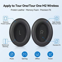 Coussinets d'oreille de remplacement M2 pour casques sans fil supra-auriculaires JBL Tour One/Tour One M2 – Accessoires de mise à niveau pour casques