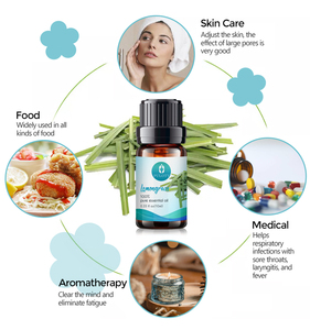 Aceite de hierba de limón de grado cosmético de alta calidad para el cuidado de la piel, champú y acondicionador con MSDS COA, directo de fábrica - Product Image 4