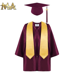 Ma 2025 Shiny & Matte Con Áo Choàng Và Mũ Trẻ Em Đồng Phục Tốt Nghiệp Áo Choàng Mầm Non Giá Rẻ Nhất Trẻ Em Tốt Nghiệp <span class=keywords><strong>Cap</strong></span> Và Áo Choàng Tùy Chỉnh - Product Image 3