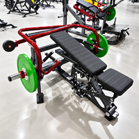 Machine à presser les pectoraux à charge libre SK-K36, équipement de gym commercial, machine à développé couché avec manchons de chargement et poignées.