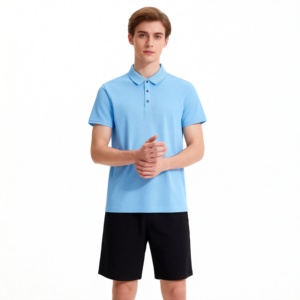 <span class=keywords><strong>Polo</strong></span>-shirt personnalisé pour homme/femme, couleur unie, manches courtes, style <span class=keywords><strong>Boss</strong></span> |   Vêtements de travail respirants en polyester anti-humidité - Product Image 5
