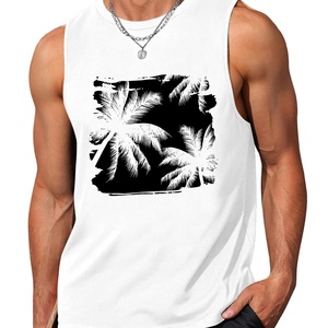 Complementa tu Look Vacacional con estas Camisetas sin Mangas Casuales para Hombre que Ofrecen Estilo, Comodidad, Ideales para Clima Cálido, 100% Algodón, Transpirables y de Secado Rápido - Product Image 5