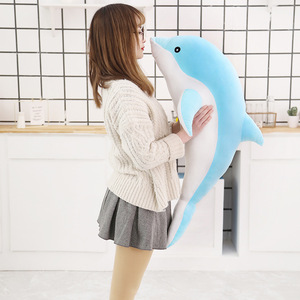 Adorable Peluche Dauphin <span class=keywords><strong>de</strong></span> Dessin Animé, Poupée en Peluche Personnalisée pour <span class=keywords><strong>les</strong></span> Enfants, Cadeau Incroyable pour la <span class=keywords><strong>Saison</strong></span> des Fêtes - Product Image 2
