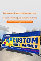 Bannière en maille PVC perméable au vent avec impression numérique UV personnalisée, résistante aux intempéries, pour publicité extérieure, logo d'entreprise, impression éco-solvant