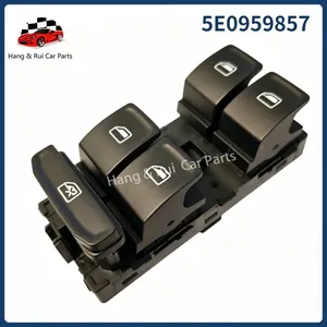 5E0959857 Panel de Botones del Interruptor Principal de Elevalunas Eléctrico para Skoda <span class=keywords><strong>Octavia</strong></span> III <span class=keywords><strong>Combi</strong></span> 2012 2013 2014 2015 2016 2017 2018 2019 2020 OEM - Product Image 2
