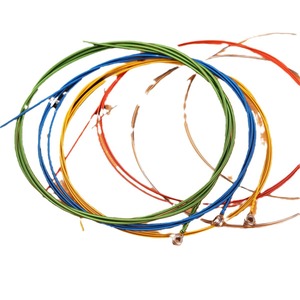 Cordes de guitare acoustique A407C, en acier non revêtu, paquet de 6, durables, pour pièces de rechange de guitare - Product Image 4