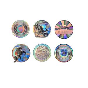 Custom Color 3D Holographic Adhesive Sticker New Brand Logo <b>Printing</b> Hologram Laser Effect for Security Packaging Label - Product Image 6