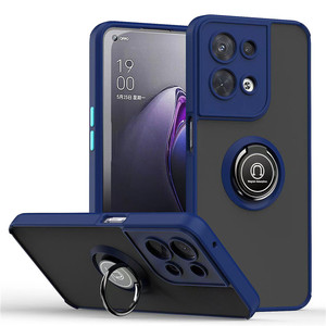 Funda de teléfono móvil para <span class=keywords><strong>OPPO</strong></span> <span class=keywords><strong>Reno</strong></span> <span class=keywords><strong>8</strong></span> <span class=keywords><strong>Pro</strong></span>, mate, con anillo de Metal, soporte magnético, a prueba de golpes, para <span class=keywords><strong>OPPO</strong></span> - Product Image 1