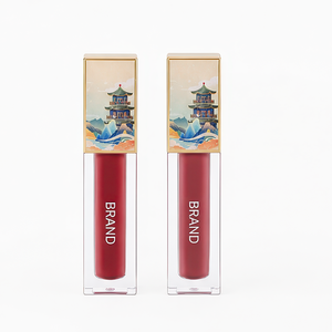 Rouge à lèvres mat waterproof en gros 5ml, gloss à lèvres rond, effet repulpant naturel, aspect naturel, marque privée - Product Image 1